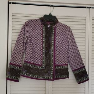 ❣️ISSAC MIZRAHI for TARGET floral suede crop…